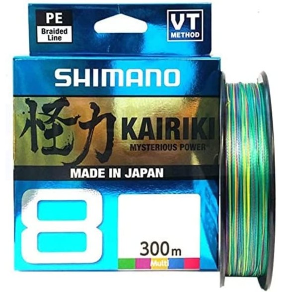 Trecciato Shimano Kairiki 8 capi in bobine da 300 metri multi braid