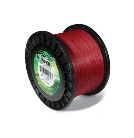 Trecciato 4 capiPower Pro 0.36 1370m Vermillion Red