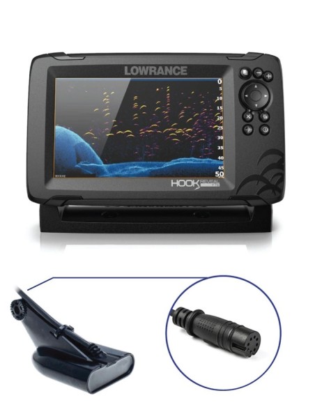 Lowrance Hook Reveal 7 con trasduttore HDI 50/200 khz