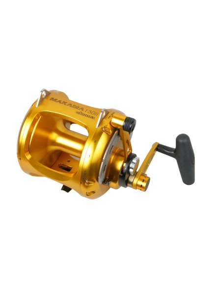 Okuma Makaira 20 Lb mulinello traina doppia velocità dorato